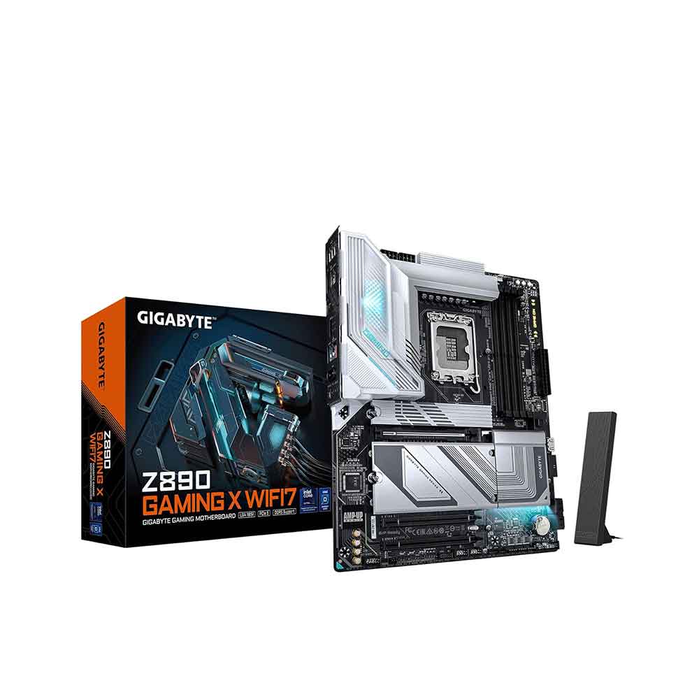 GIGABYTE Z890 Gaming X WIFI7 Intel Core Ultra (Series 2) LGA 1851 Motherboard, ATX, DDR5, 4X M.2, PCIe 5.0, USB4