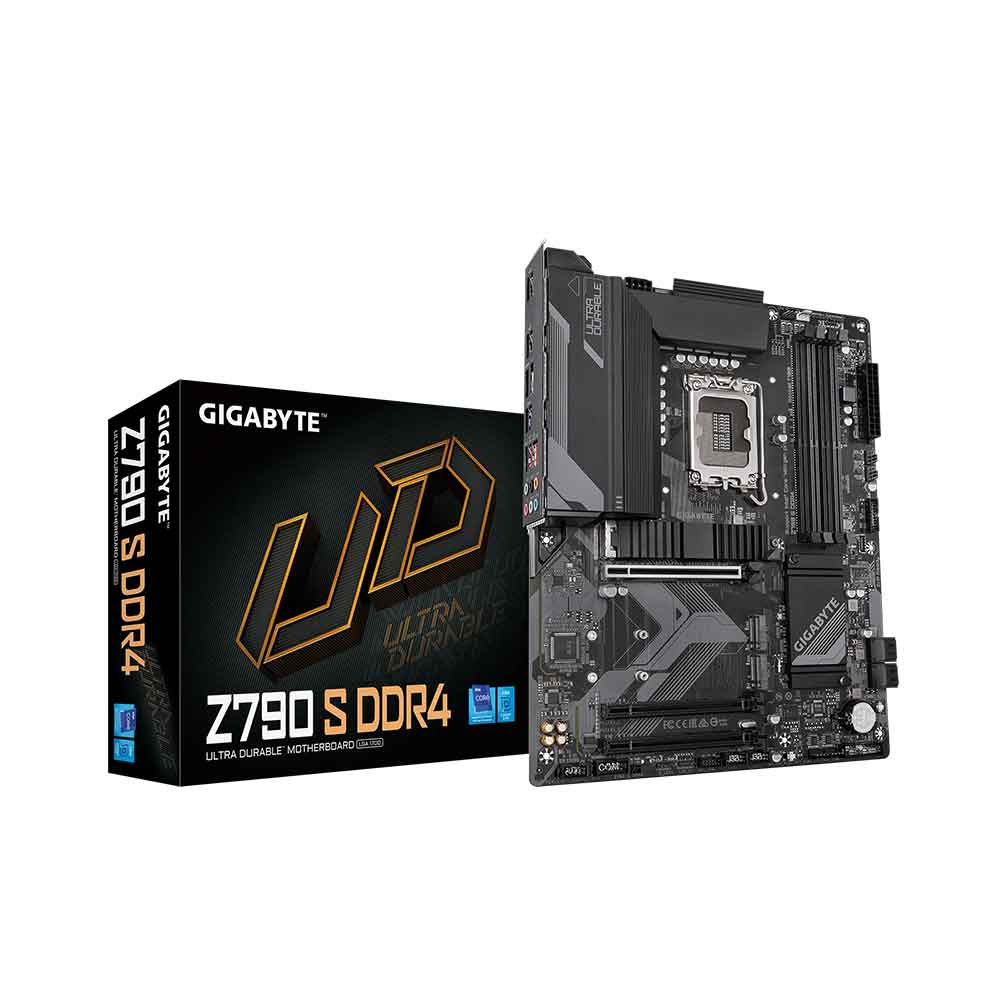 GIGABYTE Z790 S WiFi DDR4 LGA 1700 Intel Z790 ATX Motherboard with DDR4, Triple M.2, PCIe 4.0, USB 3.2 Gen2 Type-C
