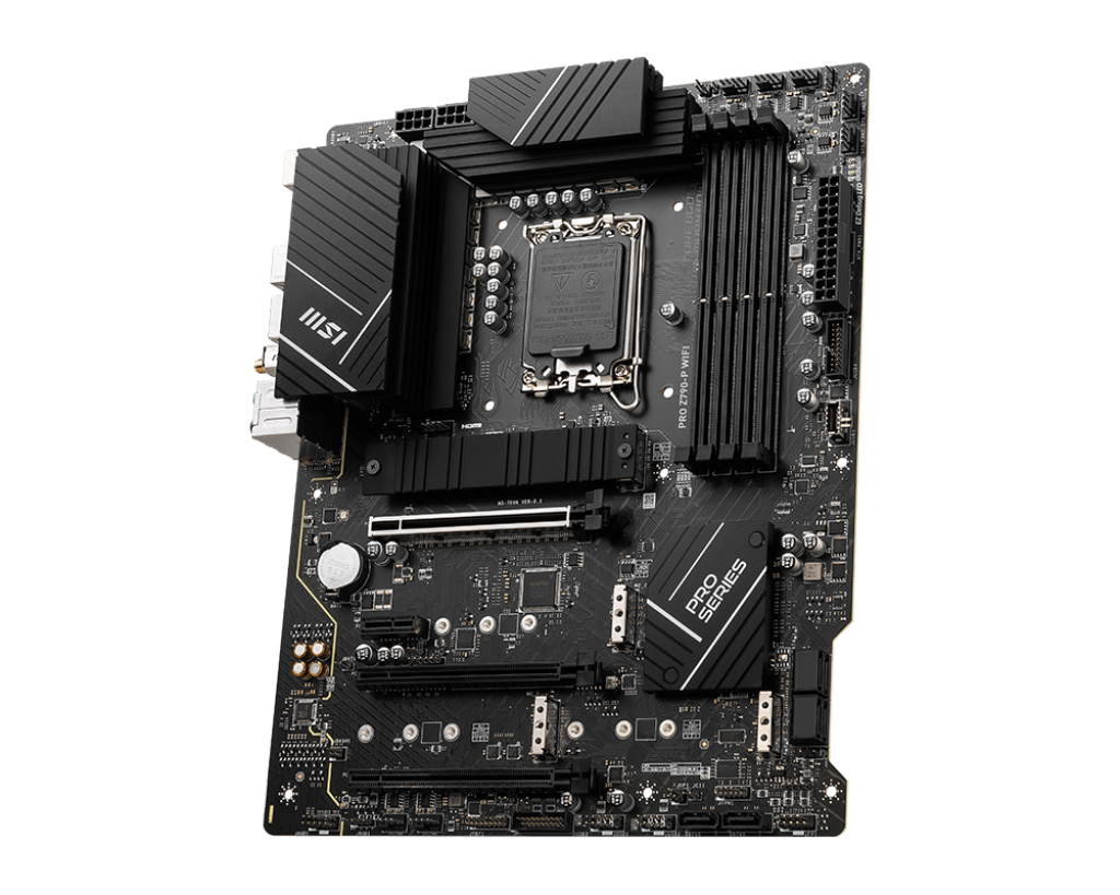 MSI PRO Z790-P WiFi DDR5 Memory Boost 7000+MHz/OC Supports Intel 12th and 13th Gen Core Processors, LGA 1700 DrMOS,PCIe 5.0 and 4.0 x16, 4 x M.2 Gen4, Wi-Fi 6E, 2.5G LAN, ATX