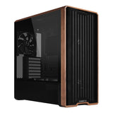 Lian Li LANCOOL 217 Genuine Walnut Wood Computer Case, Mid-Tower ATX PC Case with 5 Pre-Installed PWM Fans 2x170mm, 2x120mm & 1x140mm, Flexible PSU & Cable Installation