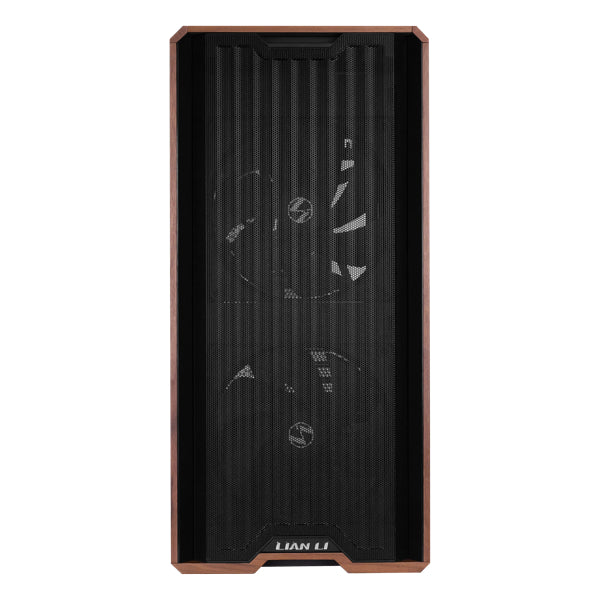 Lian Li LANCOOL 217 Genuine Walnut Wood Computer Case, Mid-Tower ATX PC Case with 5 Pre-Installed PWM Fans 2x170mm, 2x120mm & 1x140mm, Flexible PSU & Cable Installation