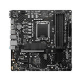 MSI PRO B760M-P DDR4 ProSeries LGA 1700, DDR4, PCIe 4.0, M.2, Gbps LAN, USB 3.2 Gen2, mATX) Motherboard