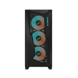 GIGABYTE C301 Glass V2 – Mid Tower PC Gaming Case, Tempered Glass, USB Type-C, 4X ARBG Fans Included