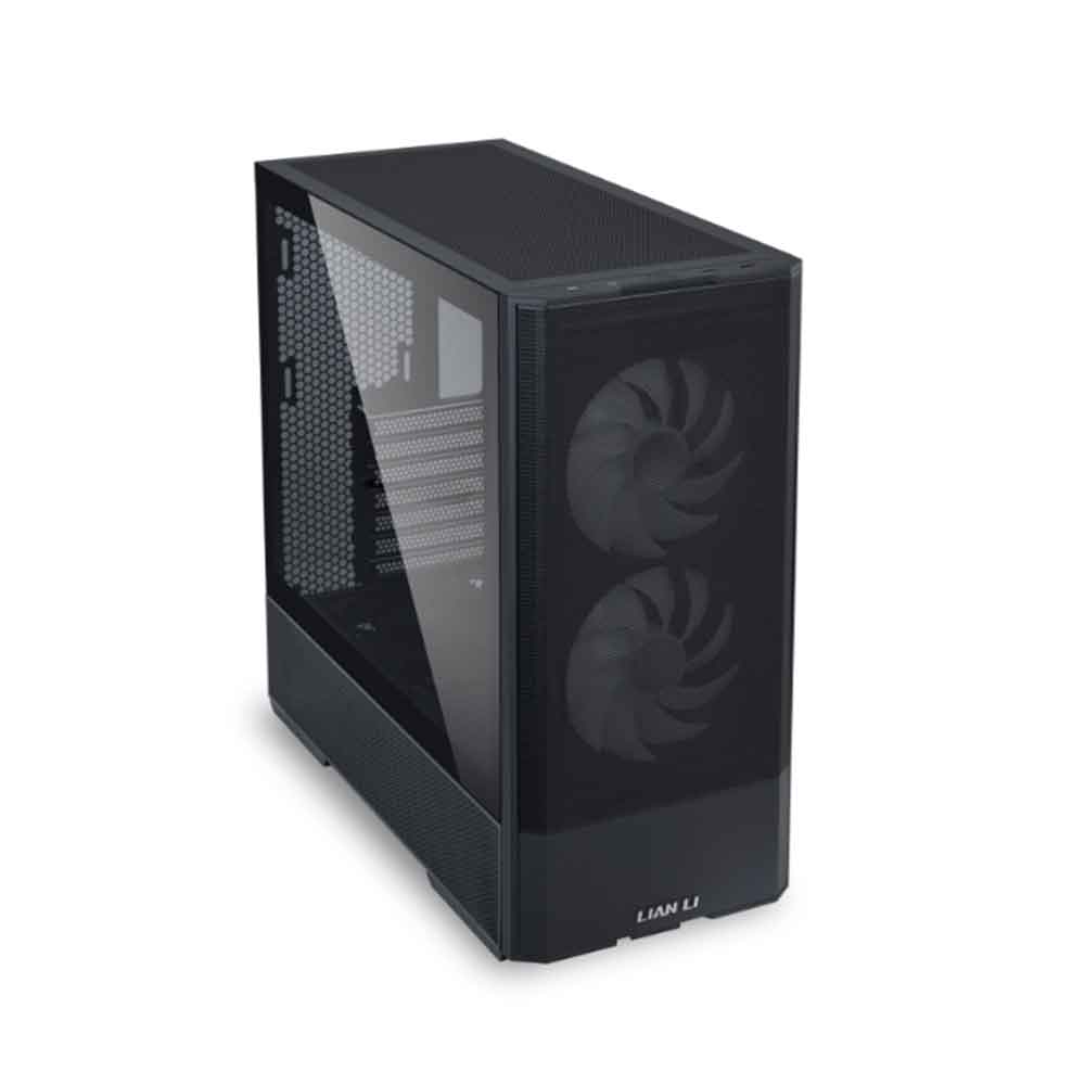 Lian Li LANCOOL 207 RGB Compact M-ATX case with ATX support, 4 pre-installed fans, mesh panels for airflow, front PSU, and GPU anti-sag bracket Gaming Case