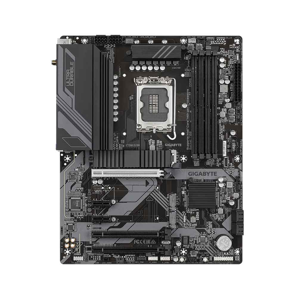 GIGABYTE Z790 D AX ATX LGA1700 DDR5 7600 O.C. 3 M.2 PCIe 4.0 PCIe 5.0 x16 Wi-Fi 6E USB-C Q-Flash Plus