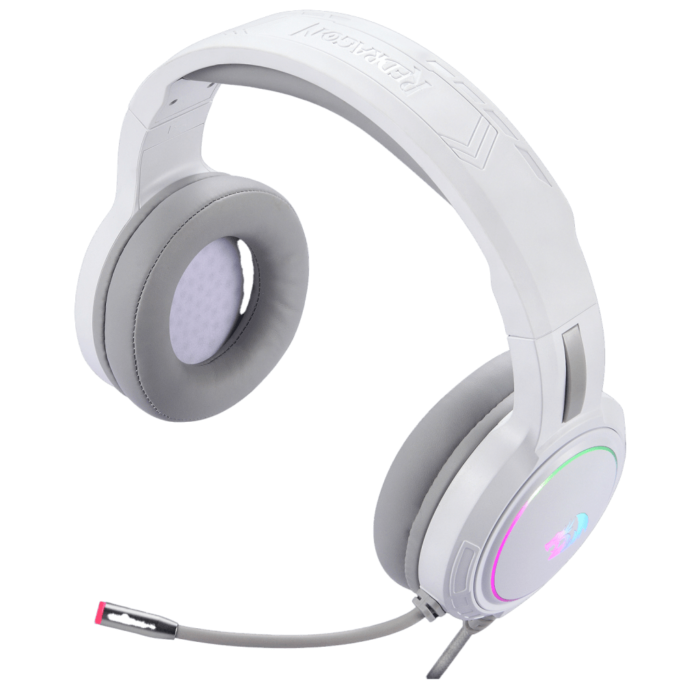 سماعة ألعاب Redragon H270 Mento RGB سلكية بدرايفرز 50mm وإضاءة RGB حيوية
