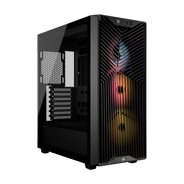 Corsair 3200D RS ARGB Mid-Tower PC Case – High Airflow Mesh Gaming Chassis
