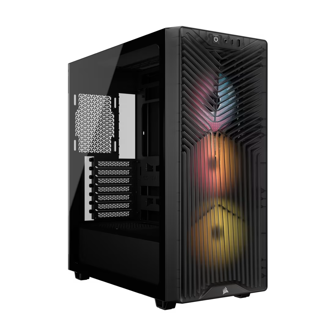 Corsair 3200D RS ARGB Mid-Tower PC Case – High Airflow Mesh Gaming Chassis