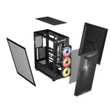 Corsair 3200D RS ARGB Mid-Tower PC Case – High Airflow Mesh Gaming Chassis