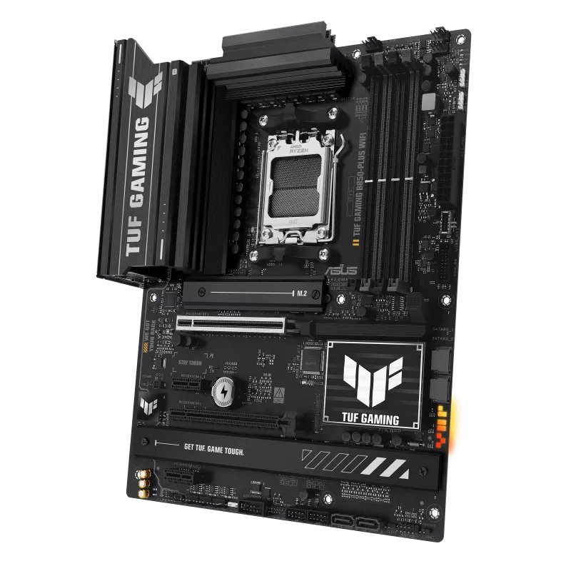 ASUS TUF GAMING B850-PLUS WIFI – Durable AM5 Gaming Motherboard
