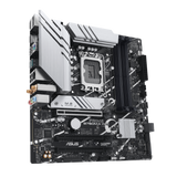 ASUS PRIME B760M-A WIFI (LGA 1700) mATX mortheboard with PCIe 4.0, DDR5, two M.2 slots, Realtek 2.5Gb Ethernet, Wi-Fi 6, DisplayPort, Dual HDMI™, SATA 6 Gbps, rear USB 3.2 Gen 2, front USB 3.2 Gen 1 Type-C®, Aura Sync