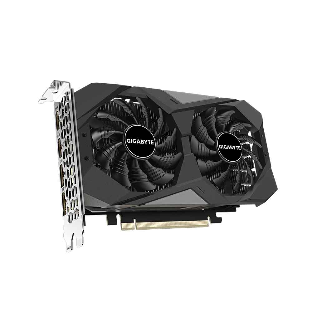 GIGABYTE GeForce RTX 3050 WINDFORCE OC 6G Graphics Card — 2X WINDFORCE Fans, 6GB GDDR6