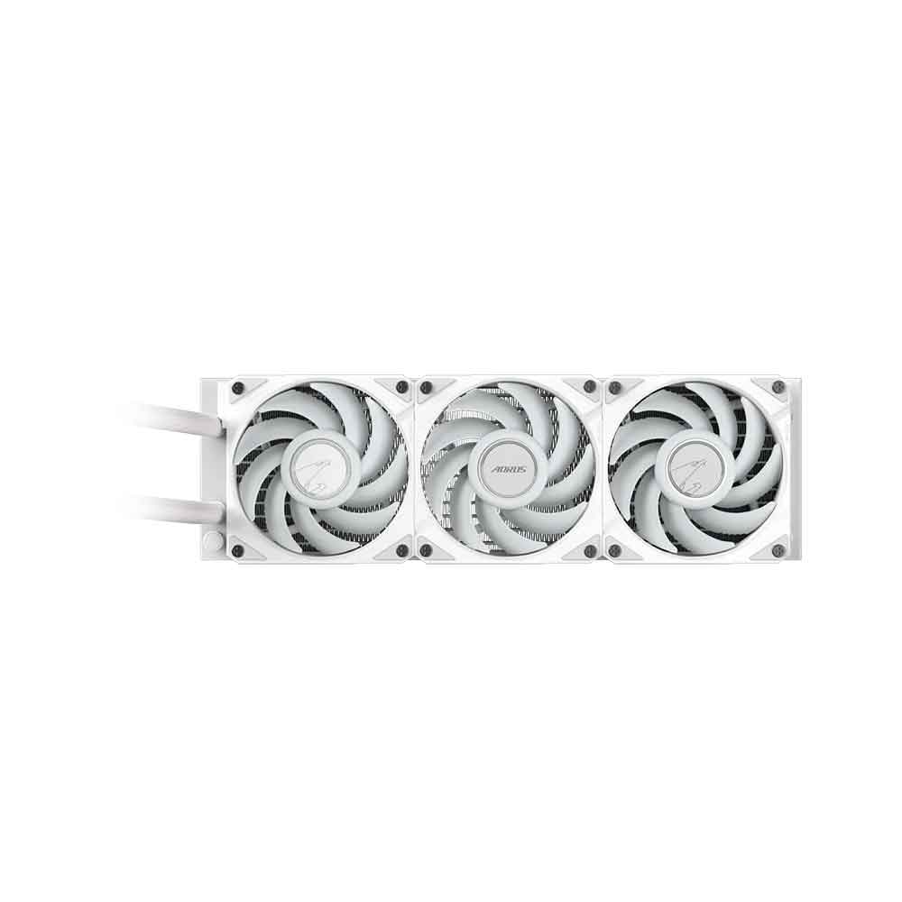 مبرد وحدة المعالجة المركزية Gigabyte AORUS WATERFORCE II 360 ICE، مبرد وحدة المعالجة المركزية السائل، مراوح ARGB، متوافق مع Intel LGA1700 وAMD AM5