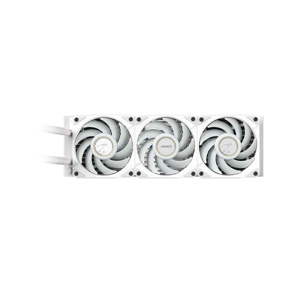 Gigabyte AORUS WATERFORCE X II 360 ICE  Liquid CPU Cooler, ARGB Fans, compatible with Intel LGA1700 and AMD AM5