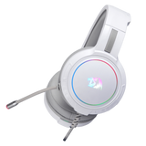 سماعة ألعاب Redragon H270 Mento RGB سلكية بدرايفرز 50mm وإضاءة RGB حيوية