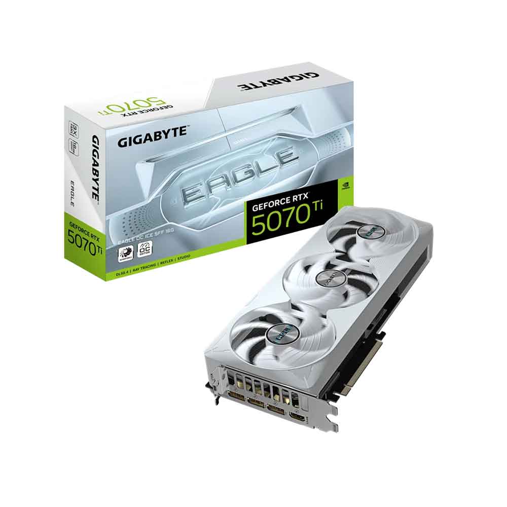 GIGABYTE GeForce RTX 5070 Ti EAGLE OC ICE SFF 16G Graphic Card