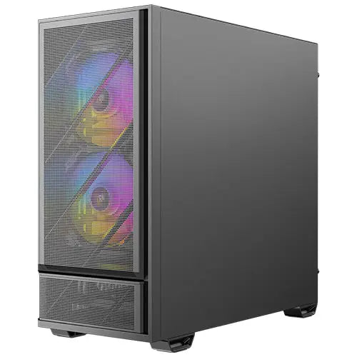 Antec P30 ARGB Mid Tower Case - 5 PWM Fans, Wood Accents