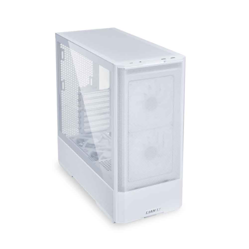 Lian Li LANCOOL 207 RGB Compact M-ATX case with ATX support, 4 pre-installed fans, mesh panels for airflow, front PSU, and GPU anti-sag bracket Gaming Case
