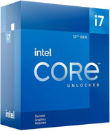 Intel® Core™ i7-12700KF BOX ذاكرة تخزين مؤقتة سعة 25 ميجابايت تصل إلى 5.00 جيجاهرتز LGA1700