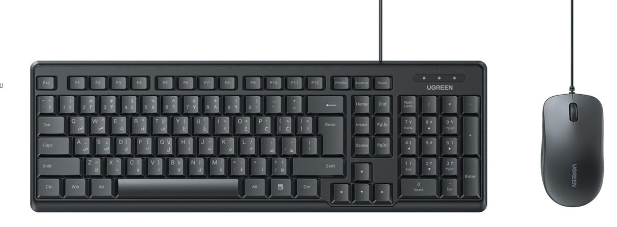 UGREEN Wired Membrane keyboard & Mouse Combo - 55915