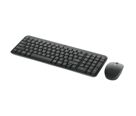 لوجيتيك MK250 كيبورد وماوس لاسلكي بالبلوتوث – أداء مدمج وراحة تدوم
