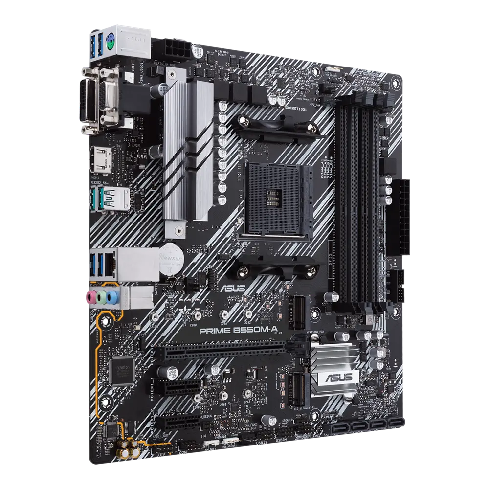 ASUS PRIME B550M-A Micro-ATX Motherboard – AMD B550, AM4
