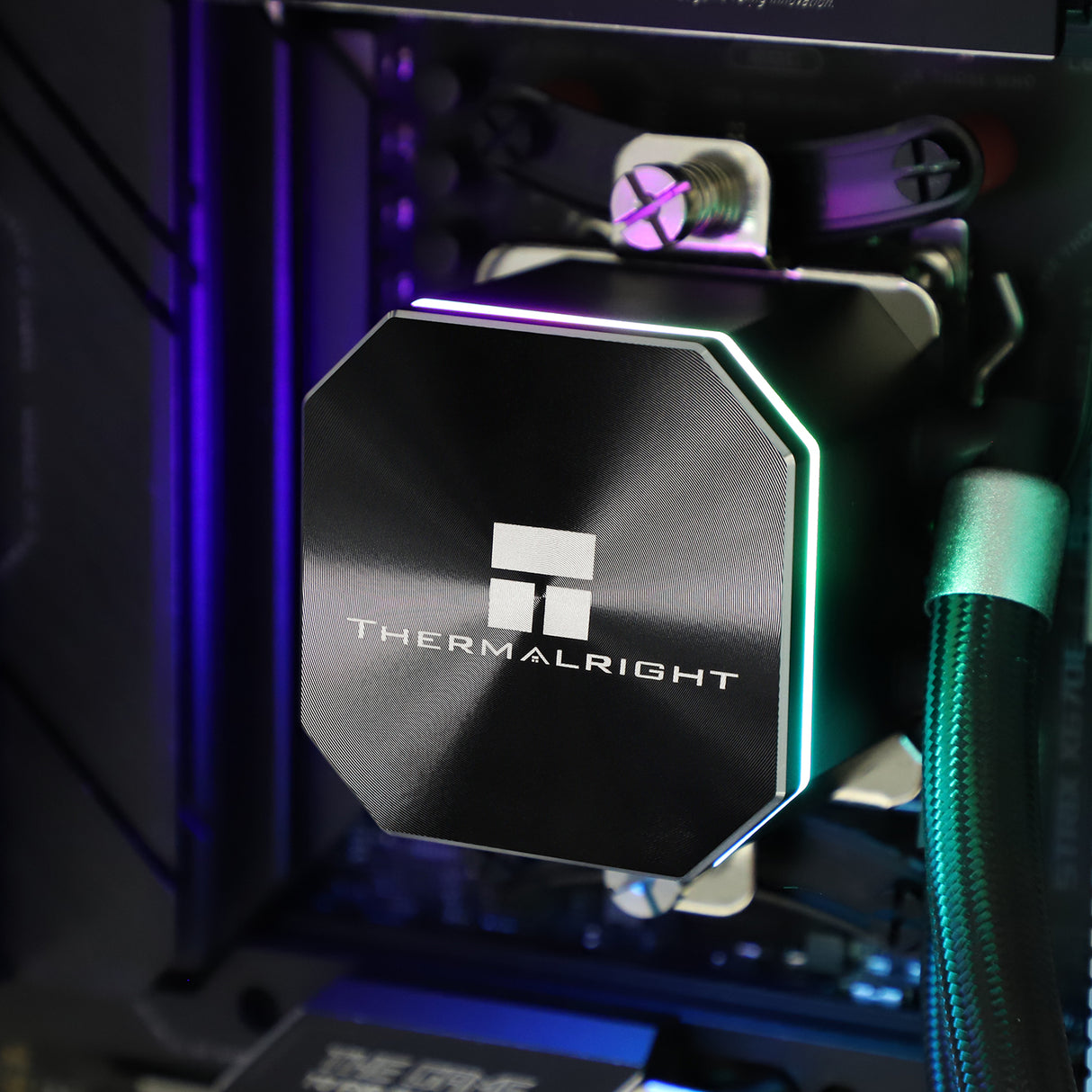 Thermalright Hydro Cooling Frozen Edge 360 Black AIO Water Cooler Liquid CPU Cooler 3×120mm PWM Fans Water Cooling System,2150RPM High Speed Fan,Compatible with AMD/AM4/AM5&Intel LGA1700/1150/1151/1200/2011/17XX