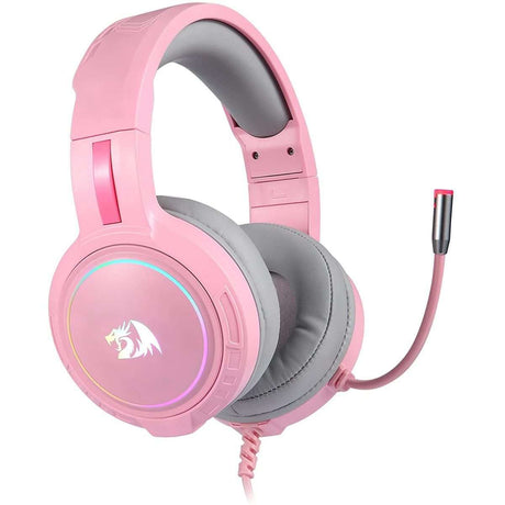 Redragon H270 Mento RGB Wired Gaming Headset with 50mm Drivers & Vibrant RGB Lighting