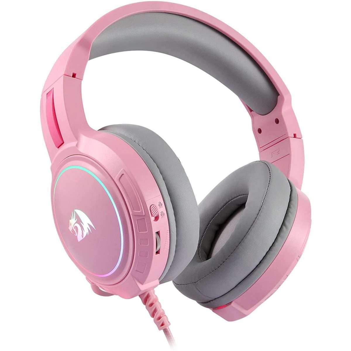 سماعة ألعاب Redragon H270 Mento RGB سلكية بدرايفرز 50mm وإضاءة RGB حيوية