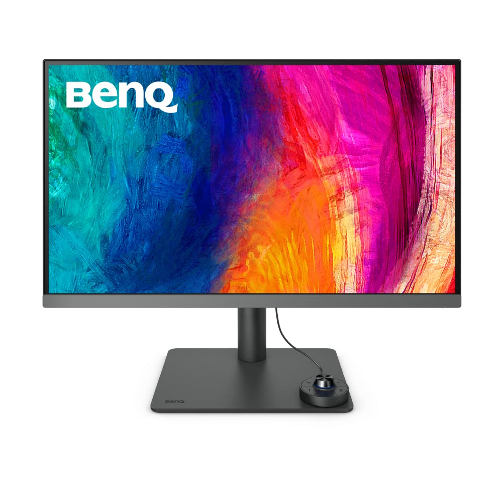 BenQ PD2706U 27inch 60HZ IPS HDR 4K Monitor,99% REC709 & sRGB,95% P3, Verified,CAD/CAM & Animation Mode,KVM,Auto Pivot,PIP/PBP,USB Hub,HDMI,DP,USB-C