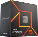 AMD Ryzen 5 7600 6-Cores 12-Thread Raphael AM5 Cache 32MB 3.8GHz تردد 5.1GHz Boost TDP 65W مع رسومات Radeon