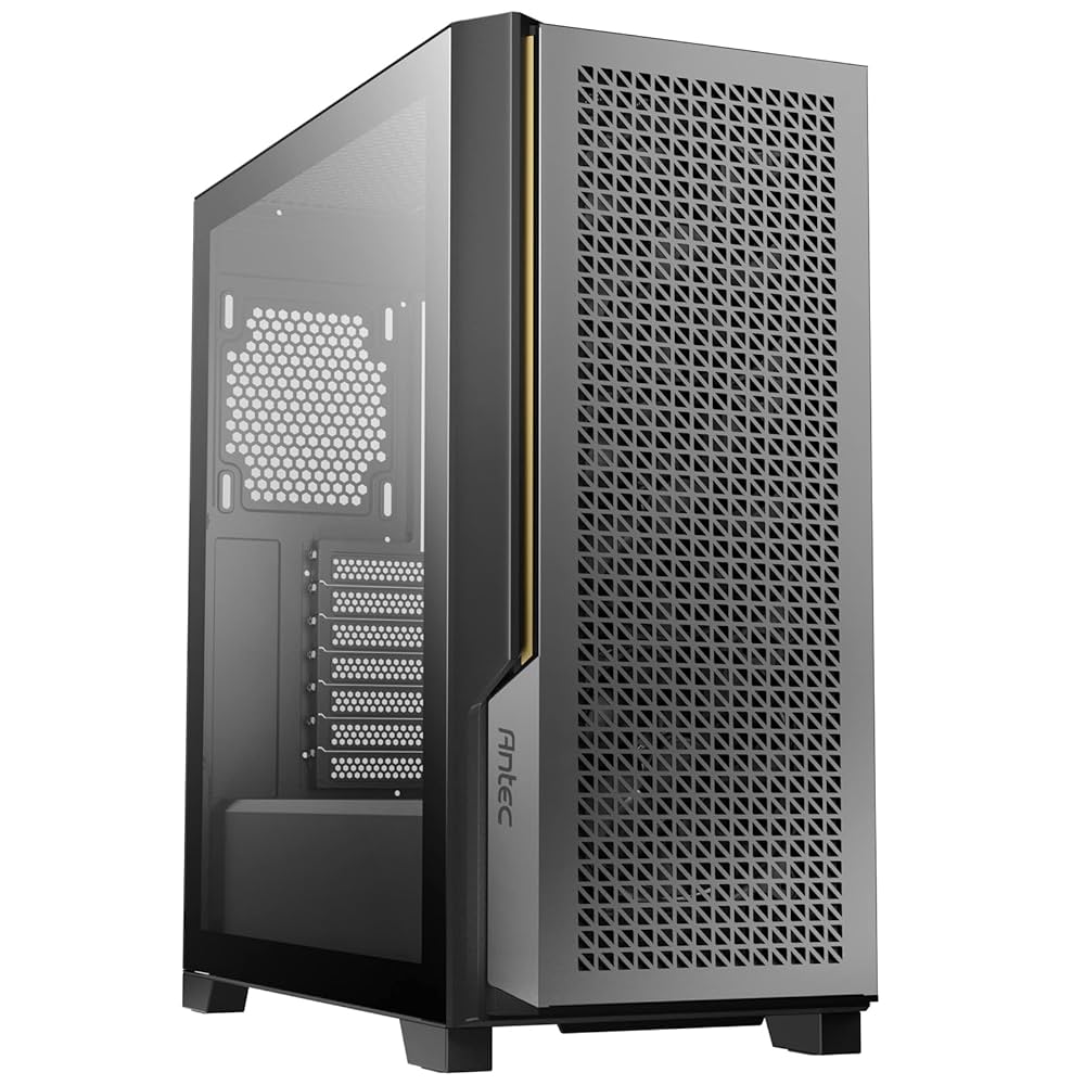 Antec Performance Series P20C Massive Metal Mesh Front Panel, 3 x 120mm PWM White Fans, Type-C 3.2 Gen2 Ready, 2 x 360 mm Radiator Simultaneously, GPU Bracket, Mid-Tower E-ATX PC Case