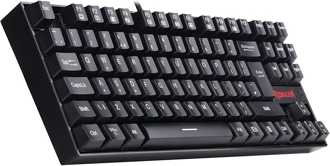 كيبورد ألعاب Redragon K552L-KR Kumara TKL ميكانيكي - سويتش Red بدون إضاءة