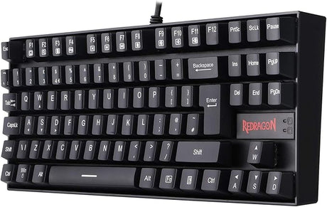 Redragon K552L-KR Kumara TKL Mechanical Gaming Keyboard - Red Switch No Light Edition