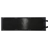 مبرد سائل وحدة المعالجة المركزية Thermalright Hydro Cooling Frozen Warframe PRO 360 BLACK ARGB Black-360mm AIO، شاشة IPS LCD بدقة 320 * 320، متوافق مع AM4/AM5/Intel LGA1700/1851، شاشة LCD ماصة للمغناطيس مقاس 2.73 بوصة للصور