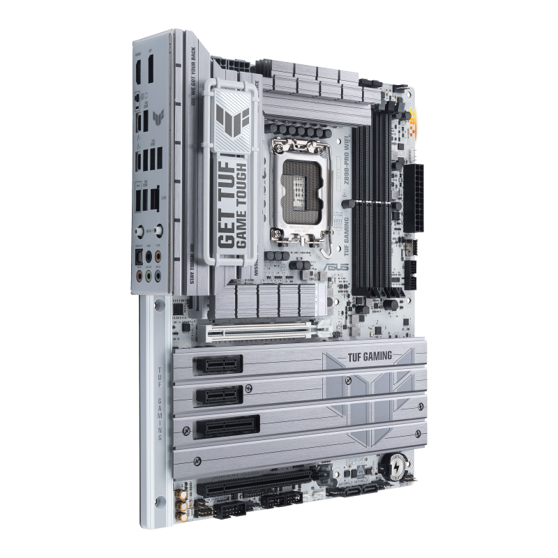 ASUS TUF GAMING Z890-PRO WIFI Ultra Processors (Series 2) ATX Motherboard, 16+1+2+1 Power Stages, DDR5 Slot, PCIe 5.0 New Generation GPU2xUSB4 USB 20Gbps Fast Charge 4 M.2 Slots Wi-Fi 7
