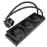 Thermalright Hydro Cooling Frozen Edge 360 Black AIO Water Cooler Liquid CPU Cooler 3×120mm PWM Fans Water Cooling System,2150RPM High Speed Fan,Compatible with AMD/AM4/AM5&Intel LGA1700/1150/1151/1200/2011/17XX