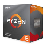 AMD Ryzen 5 3600، 6C/12T، 3.6/4.2 جيجاهرتز، ذاكرة تخزين مؤقتة 35 ميجابايت، 65 وات، AM4، DDR4-3200، PCIe 4.0، مبرد Wraith Stealth