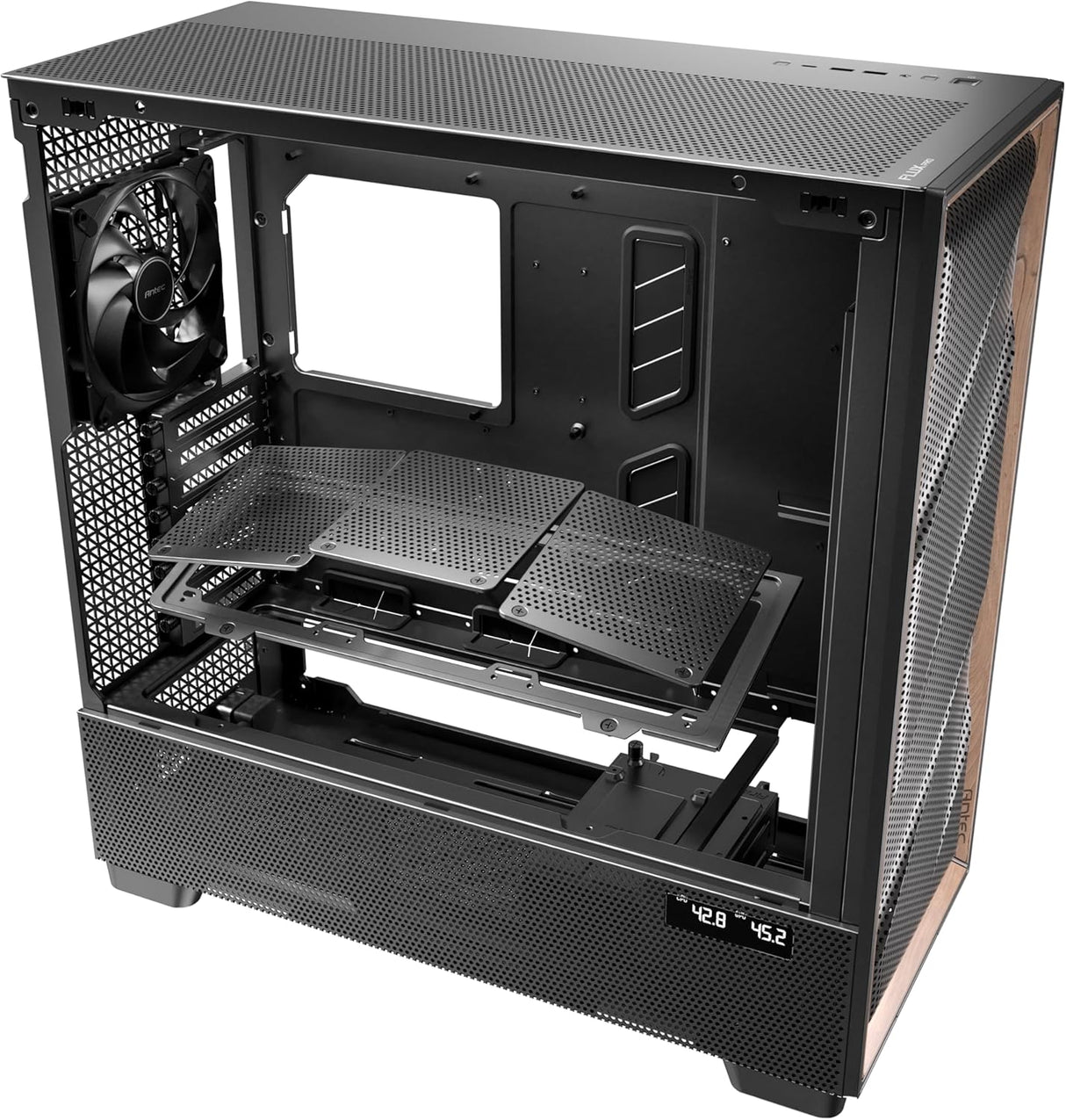 Case Antec Flux Mesh 5 Fan 3*120M Mid Tower