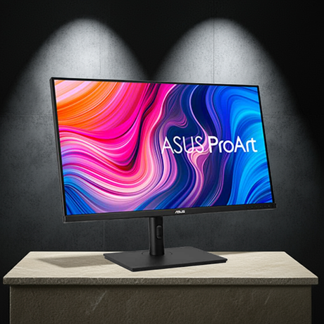 ASUS ProArt Display 32” 4K HDR Monitor (PA329CV) - UHD (3840 x 2160), IPS, 100% sRGB/Rec.709, ΔE < 2, Calman Verified, USB-C Power Delivery, DisplayPort, HDMI, USB 3.1 Hub, C-clamp, Height Adjustable