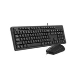 A4TECH KR-3330S كومبو كيبورد وماوس سلكي موثوق للألعاب والمكتب