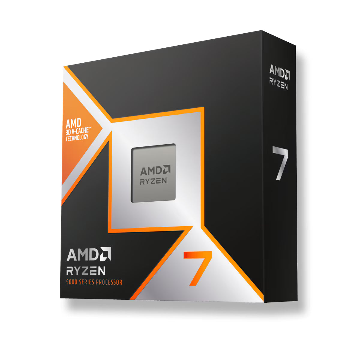 AMD Ryzen 7 9800X3D: 8C/16T, 4.7GHz Base, 5.2GHz Boost, 96MB L3 Cache, 120W TDP, AM5, DDR5, PCIe 5.0, Radeon iGPU (2C, 2200MHz)
