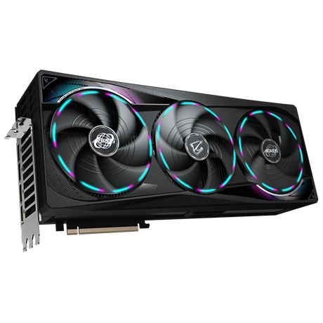 تتميز بطاقة Gigabyte AORUS GeForce RTX™ 5090 MASTER 32G بتردد أساسي 2655 ميجاهرتز، وذاكرة GDDR7 سعة 32 جيجابايت، وPCI-E 5.0
