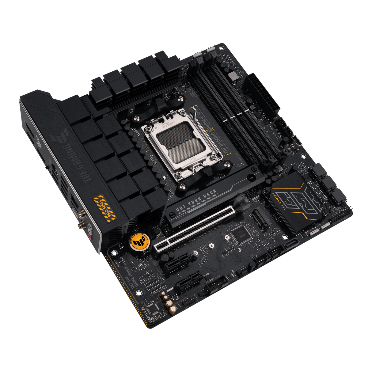 ASUS TUF GAMING B650M-E WIFI micro-ATX AMD B650 AM5 DDR5 192GB 7600 OC PCIe 4.0 x16 M.2 PCIe 5.0 4.0