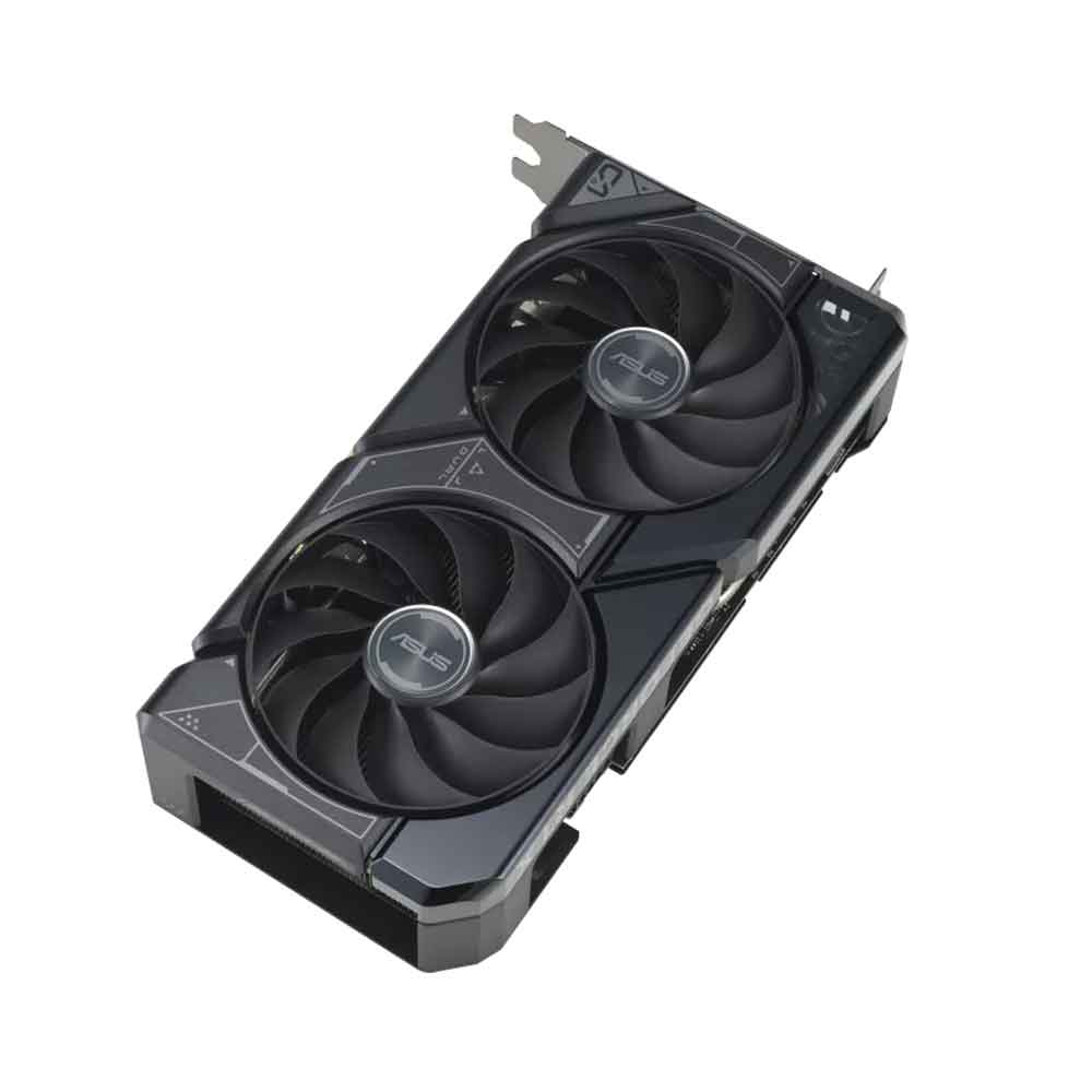 ASUS Dual GeForce RTX 4060 Ti OC Edition 16GB GDDR6 128-bit with two powerful Axial-tech fans and a 2.5-slot design for broad compatibility