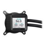 ASUS Prime LC 360 LCD: Premium 360mm AIO Liquid Cooler with Real-Time System Monitoring