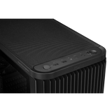 ASUS ProArt PA401: High-Airflow Mid-Tower Case with Wooden Front and Tempered Glass in Black