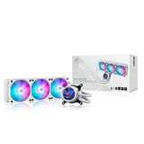 ASUS ROG Strix LC III 360 ARGB LCD White Edition – High-Performance AIO Liquid Cooler with Customizable LCD