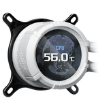 ASUS ROG Strix LC III 360 ARGB LCD White Edition – High-Performance AIO Liquid Cooler with Customizable LCD