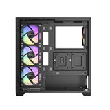 Antec CX300 ARGB: Panoramic Mid-Tower Gaming Case with 4 ARGB Fans & 650W PSU in Black